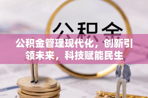 万年公积金管理现代化，创新引领未来，科技赋能民生