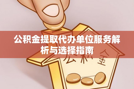 万年公积金提取代办单位服务解析与选择指南